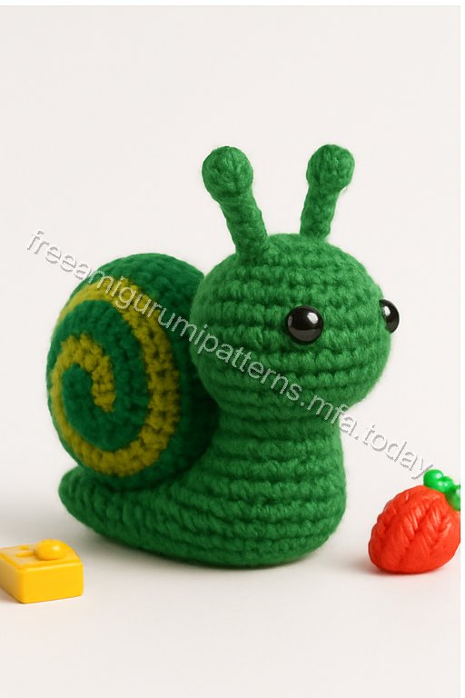 Amigurumi Snail Free Pattern