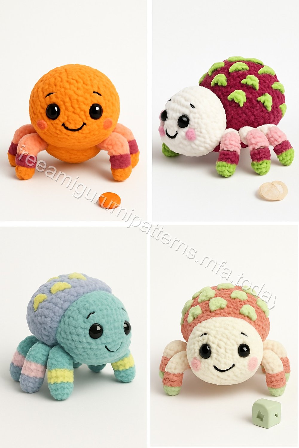 Amigurumi Dragon Fruit Spider Free Pattern