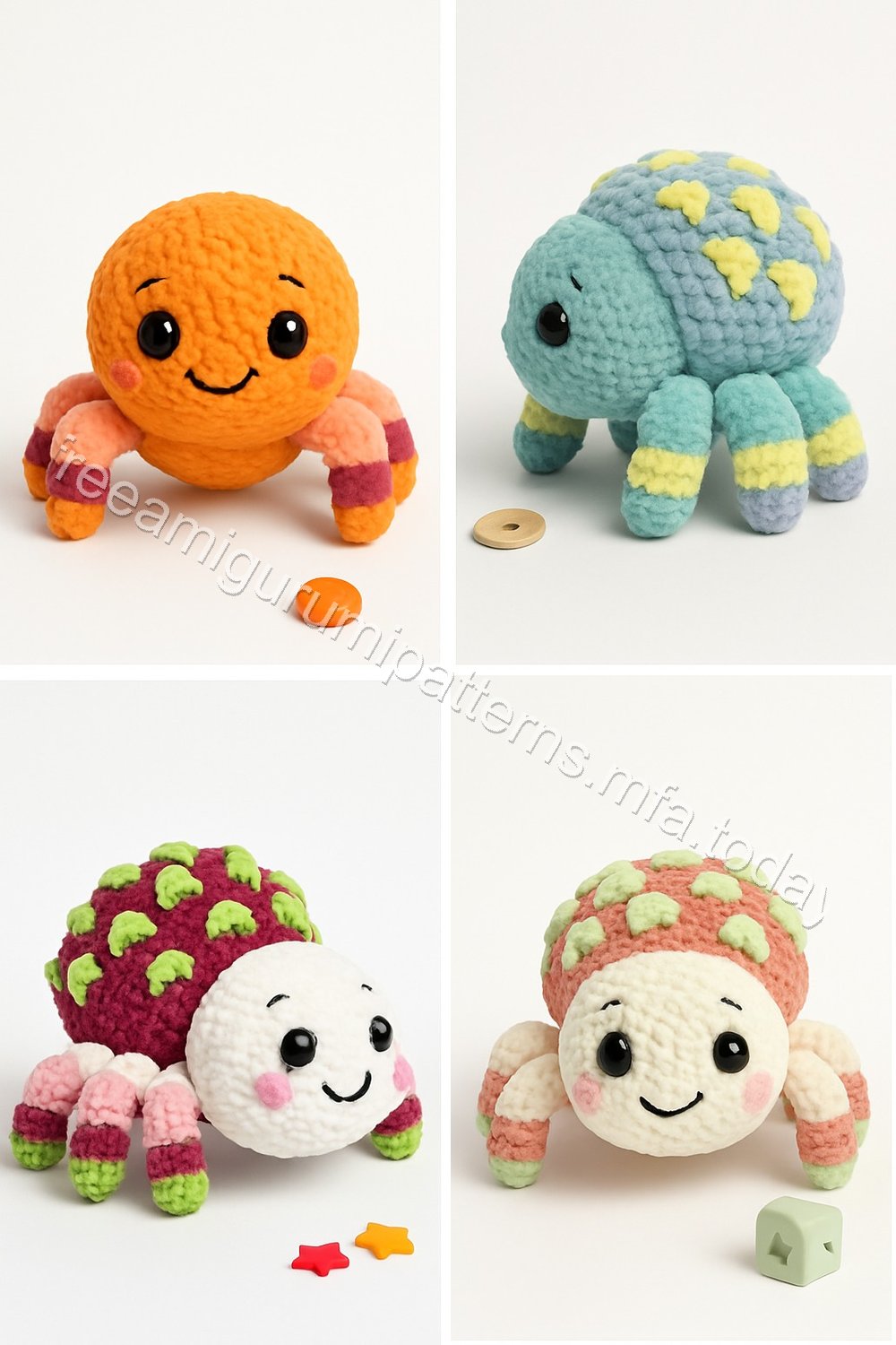 Amigurumi Dragon Fruit Spider Free Pattern