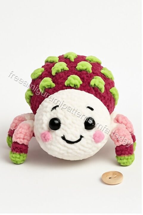 Amigurumi Dragon Fruit Spider Free Pattern - spider-q1p1.jpg