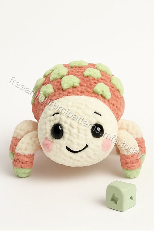 Amigurumi Dragon Fruit Spider Free Pattern