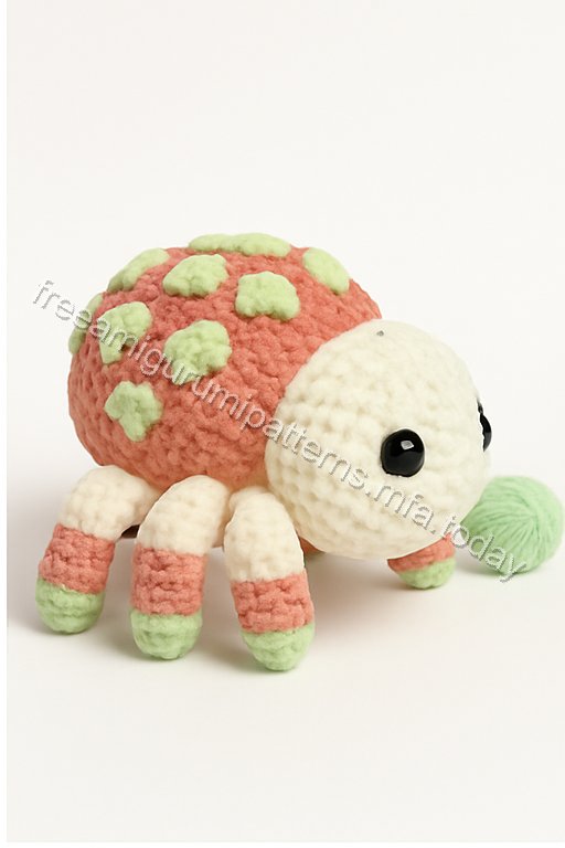Amigurumi Dragon Fruit Spider Free Pattern