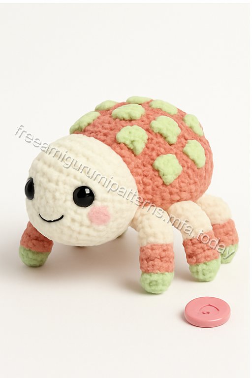 Amigurumi Dragon Fruit Spider Free Pattern