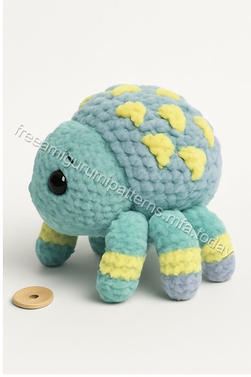 Amigurumi Dragon Fruit Spider Free Pattern