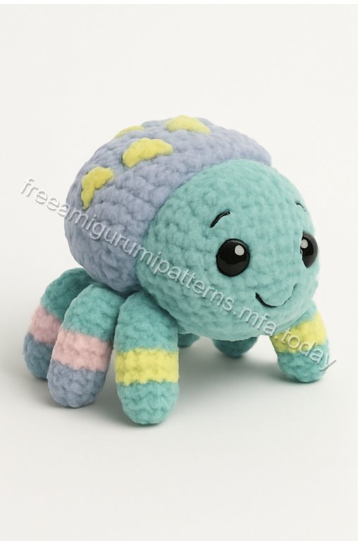 Amigurumi Dragon Fruit Spider Free Pattern