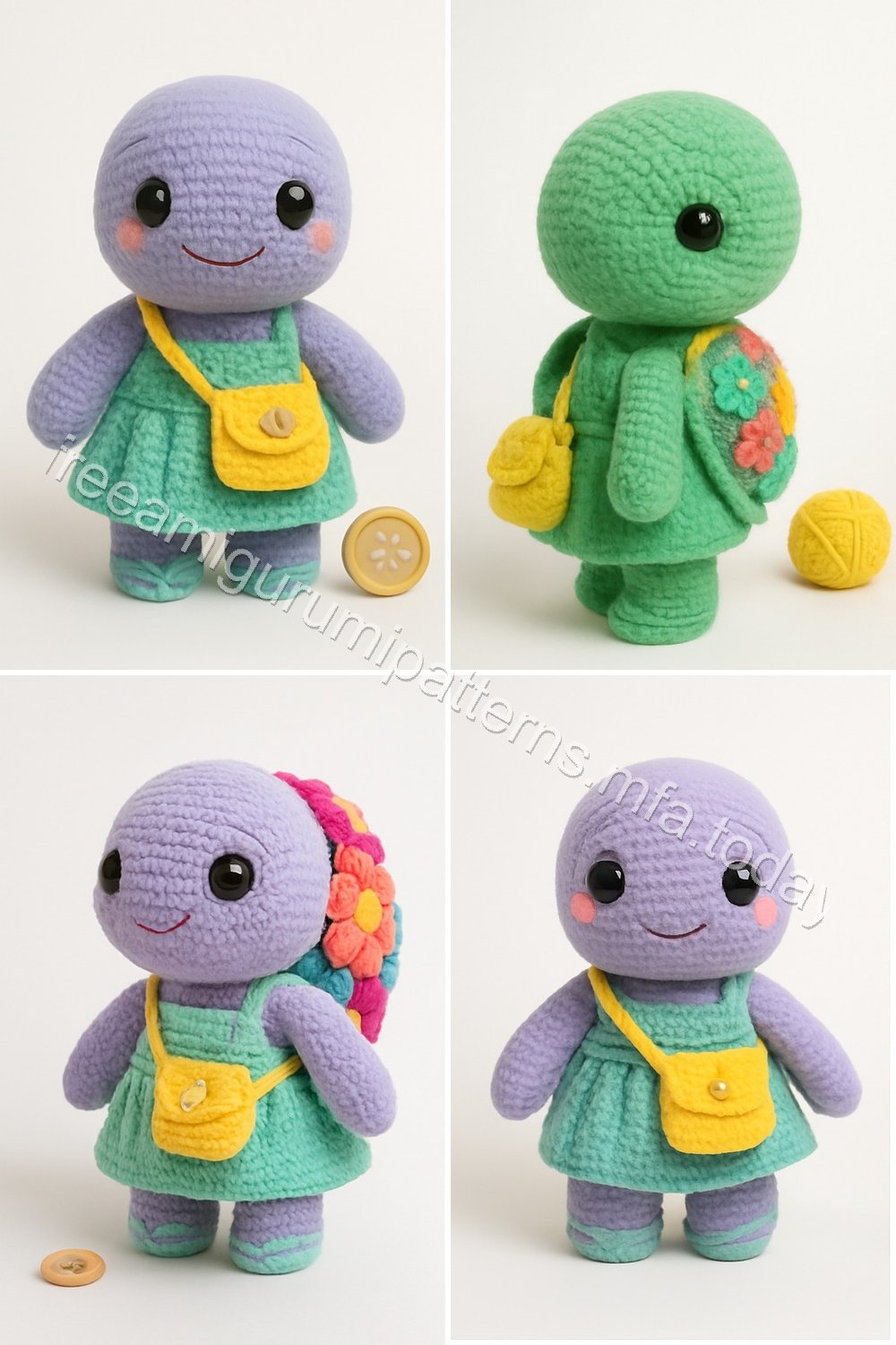 Amigurumi Flower-Power Turtle Free Pattern