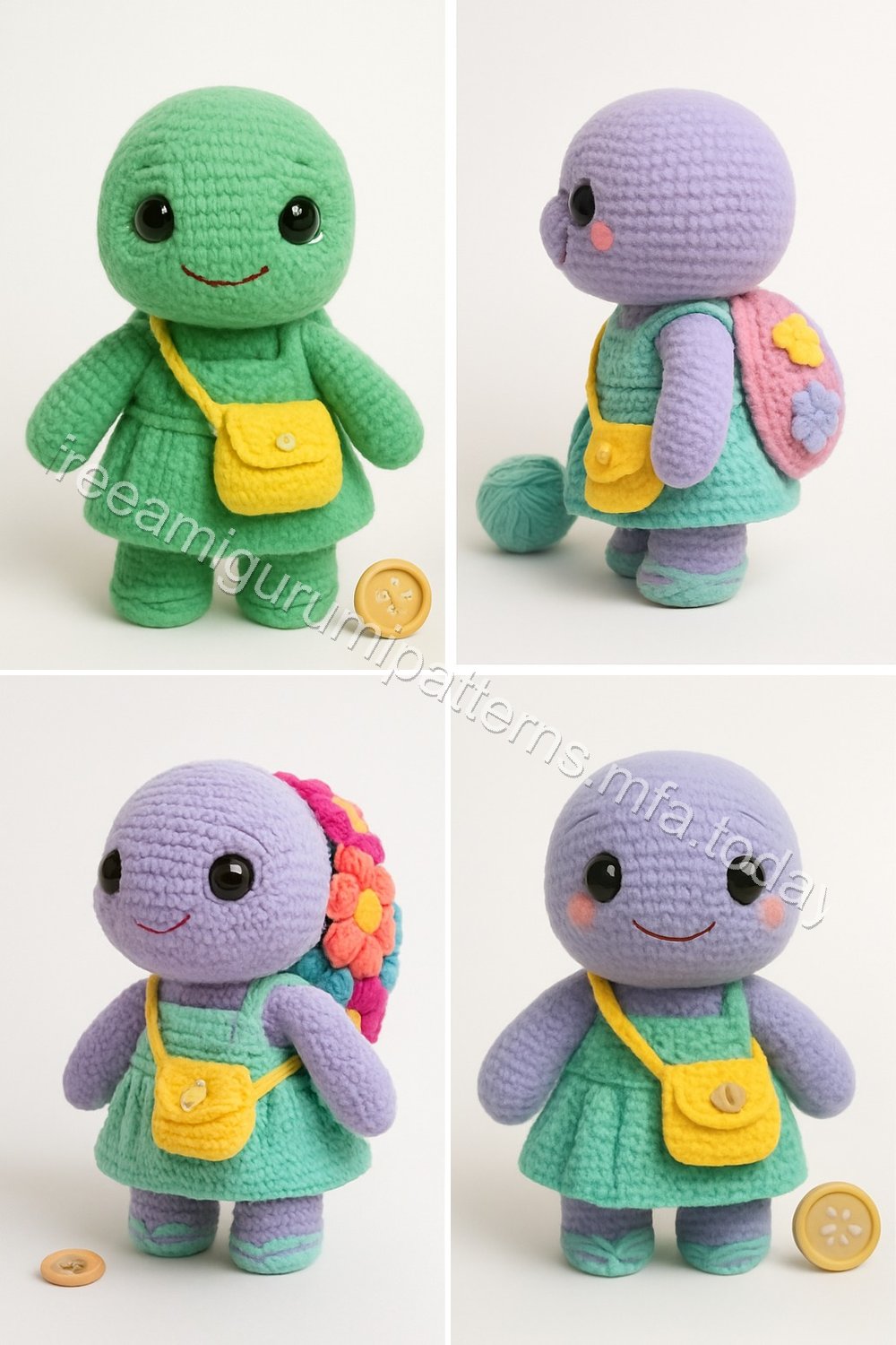 Amigurumi Flower-Power Turtle Free Pattern