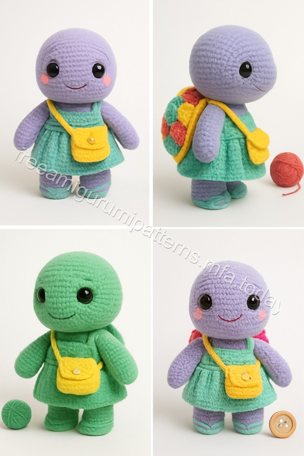 Amigurumi Flower-Power Turtle Free Pattern