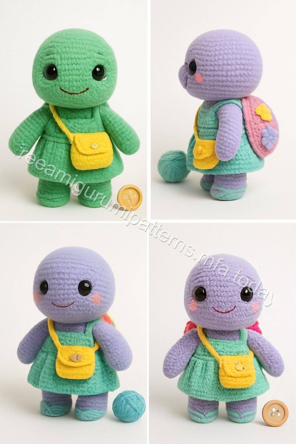 Amigurumi Flower-Power Turtle Free Pattern