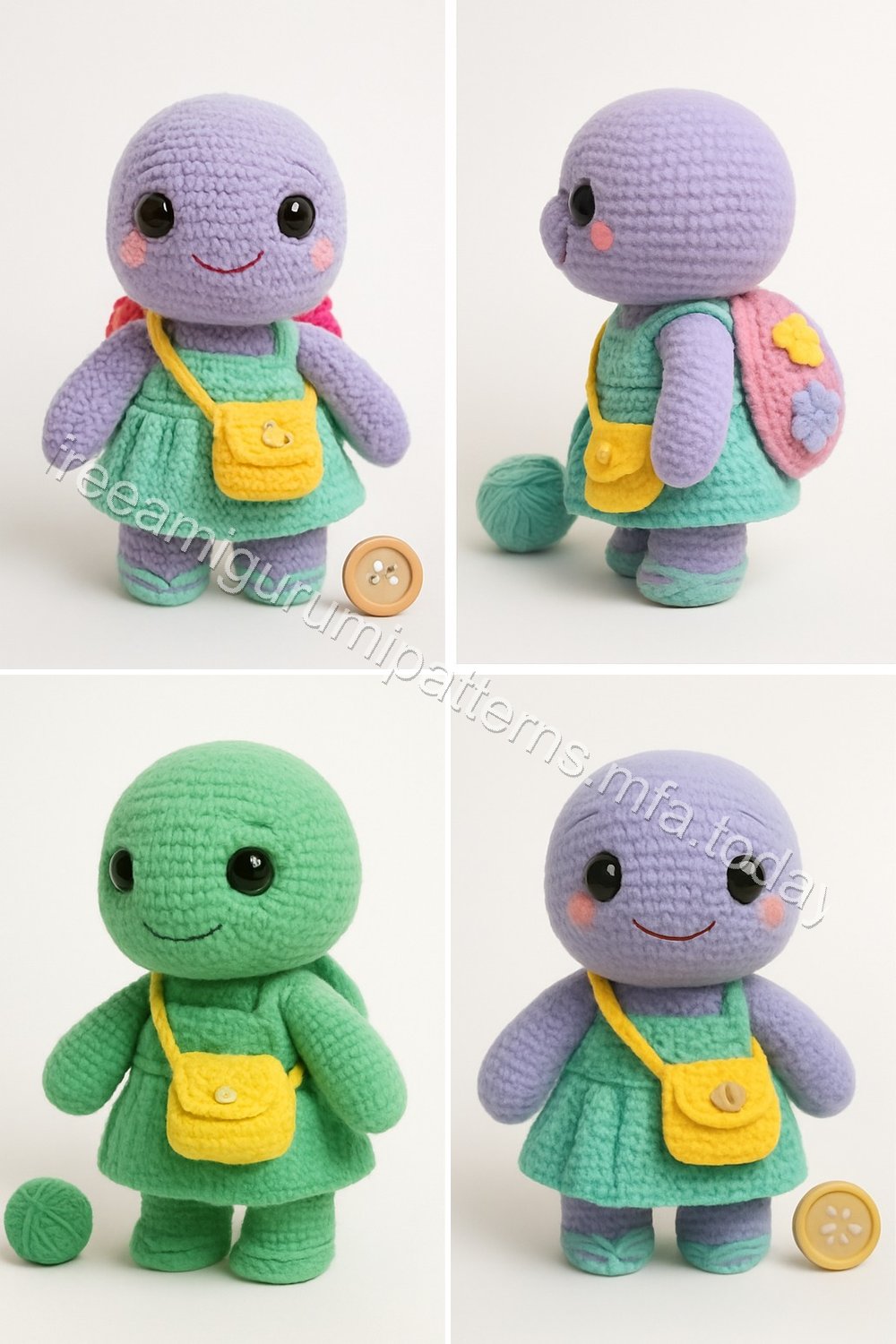 Amigurumi Flower-Power Turtle Free Pattern