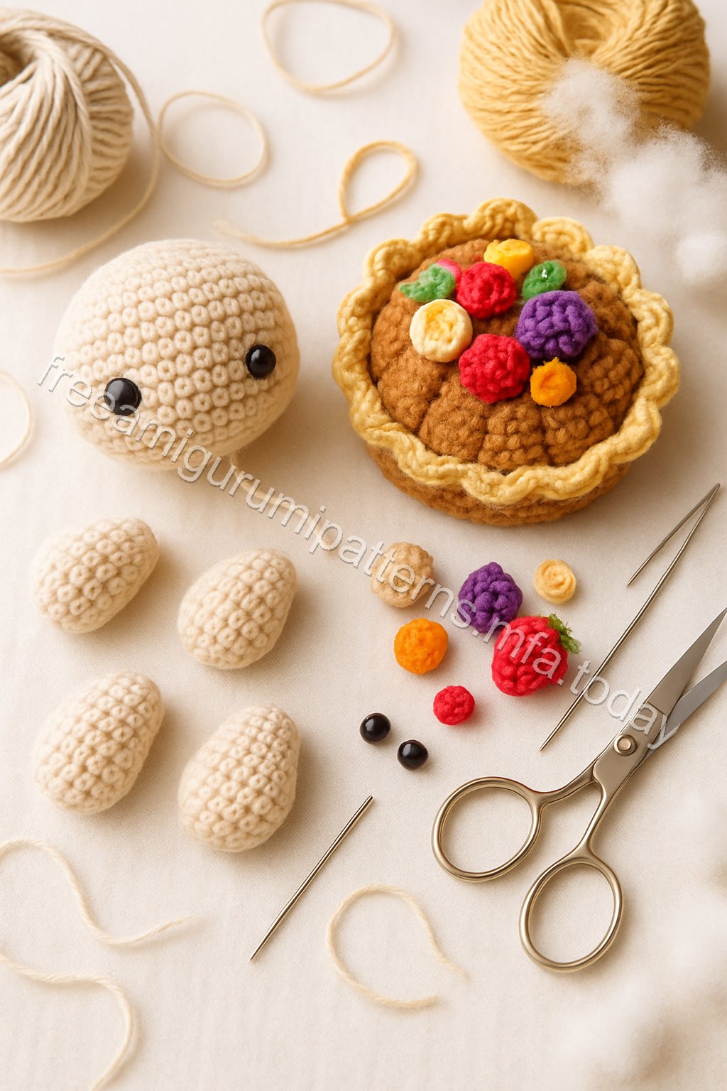 Amigurumi Turtle Free Pattern crochet parts
