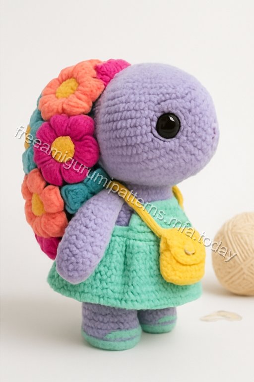 Amigurumi Flower-Power Turtle Free Pattern