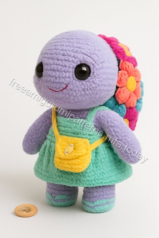 Amigurumi Flower-Power Turtle Free Pattern