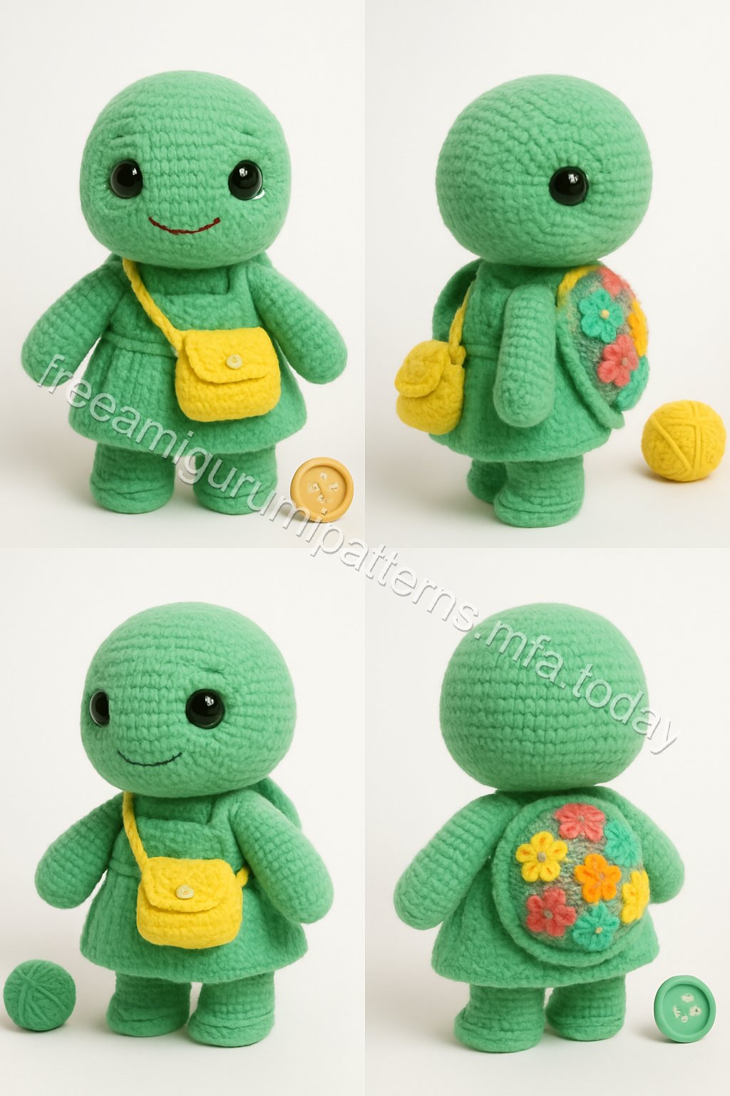 Amigurumi Flower-Power Turtle Free Pattern