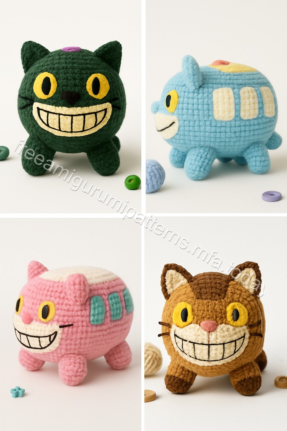 Amigurumi Cat Bus Free Pattern