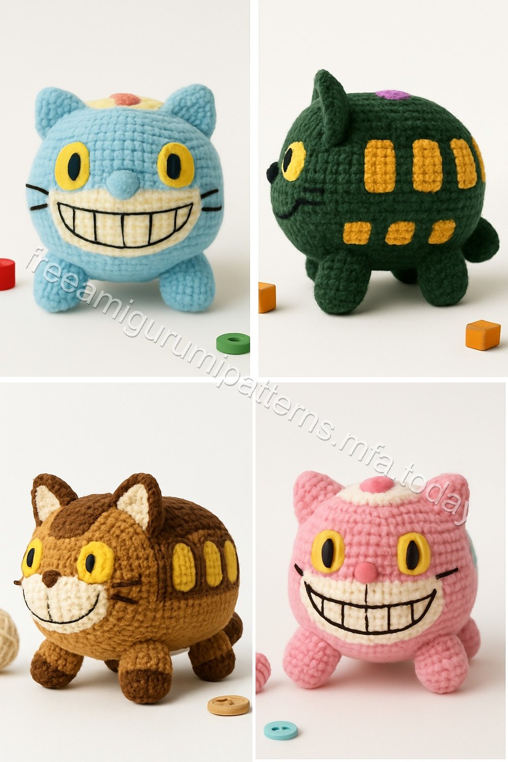 Amigurumi Cat Bus Free Pattern