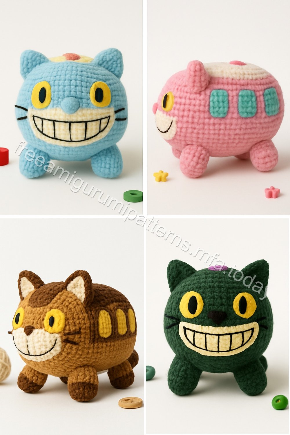 Amigurumi Cat Bus Free Pattern