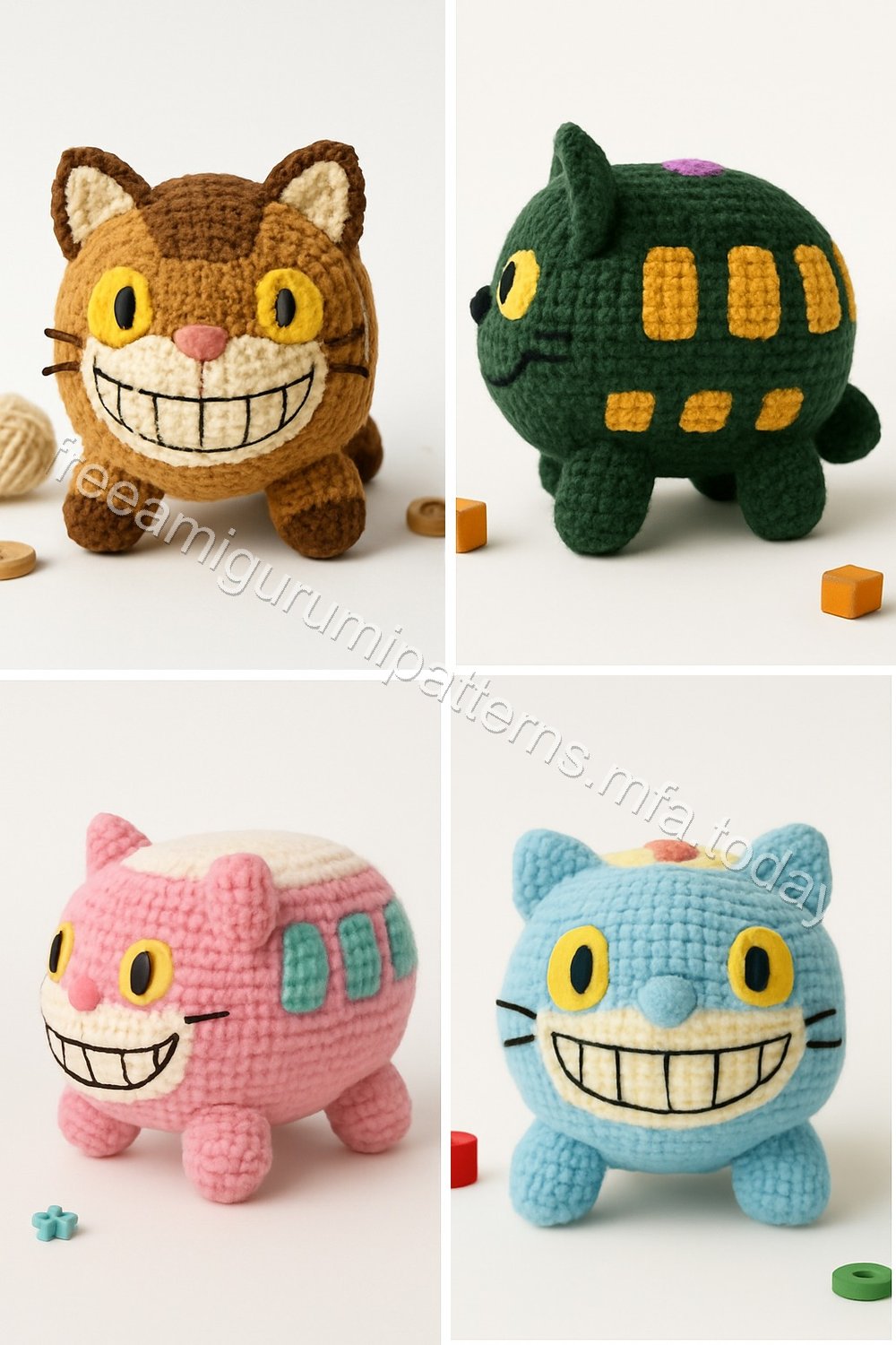 Amigurumi Cat Bus Free Pattern