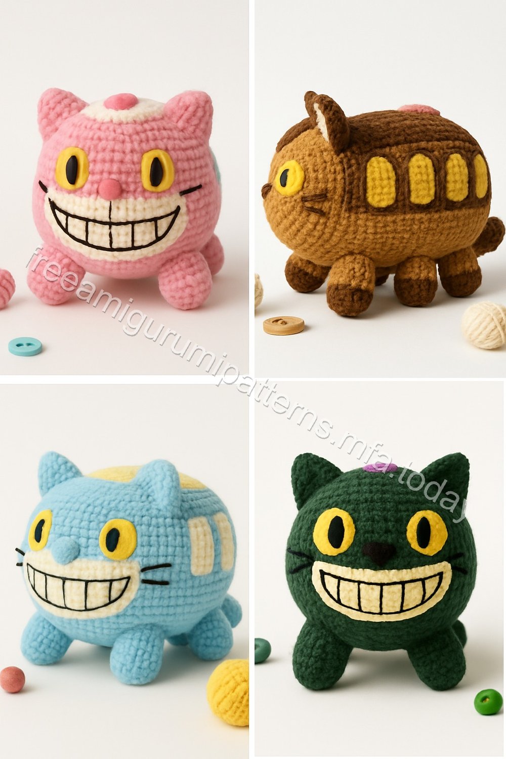Amigurumi Cat Bus Free Pattern