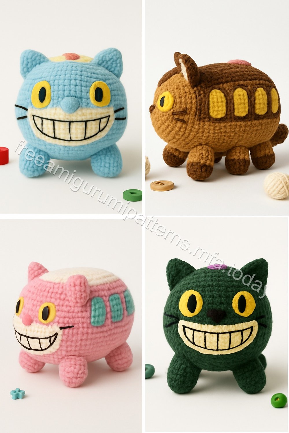 Amigurumi Cat Bus Free Pattern