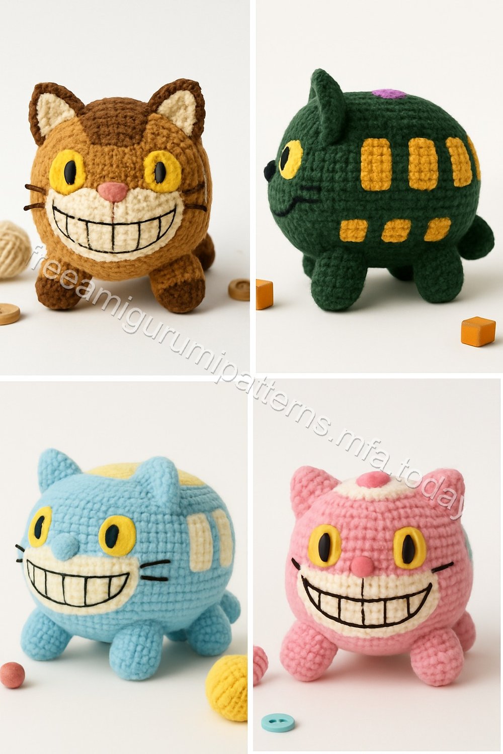 Amigurumi Cat Bus Free Pattern