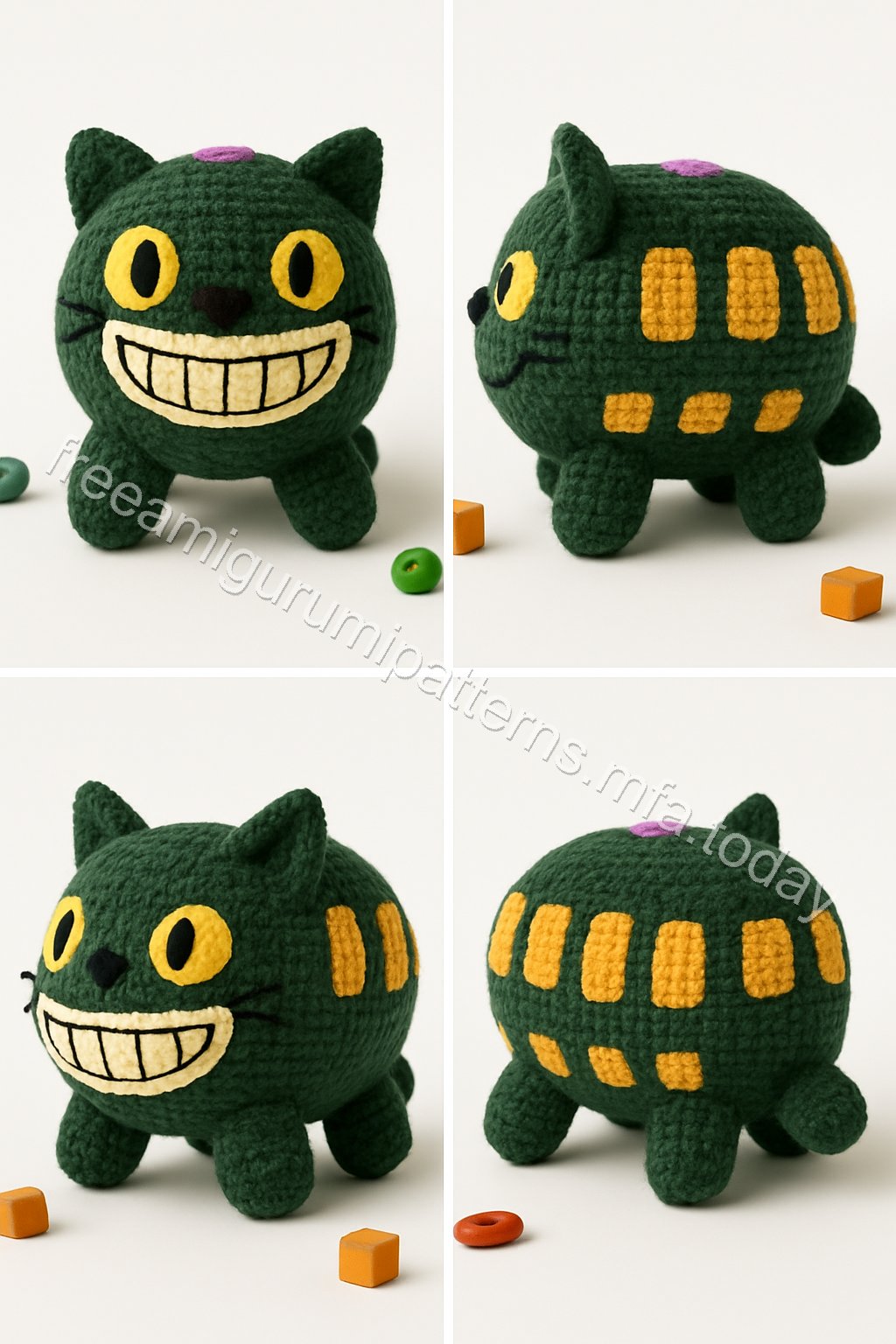 Amigurumi Cat Bus Free Pattern
