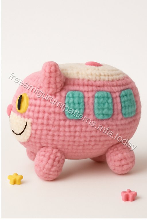 Amigurumi Cat Bus Free Pattern