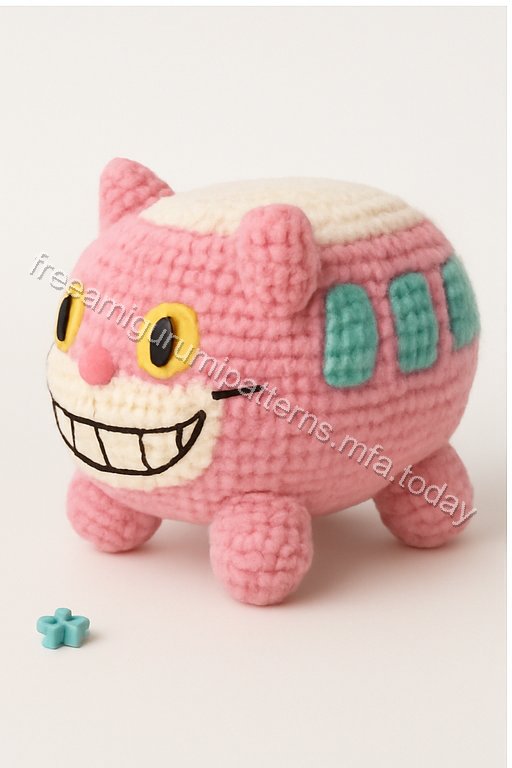 Amigurumi Cat Bus Free Pattern