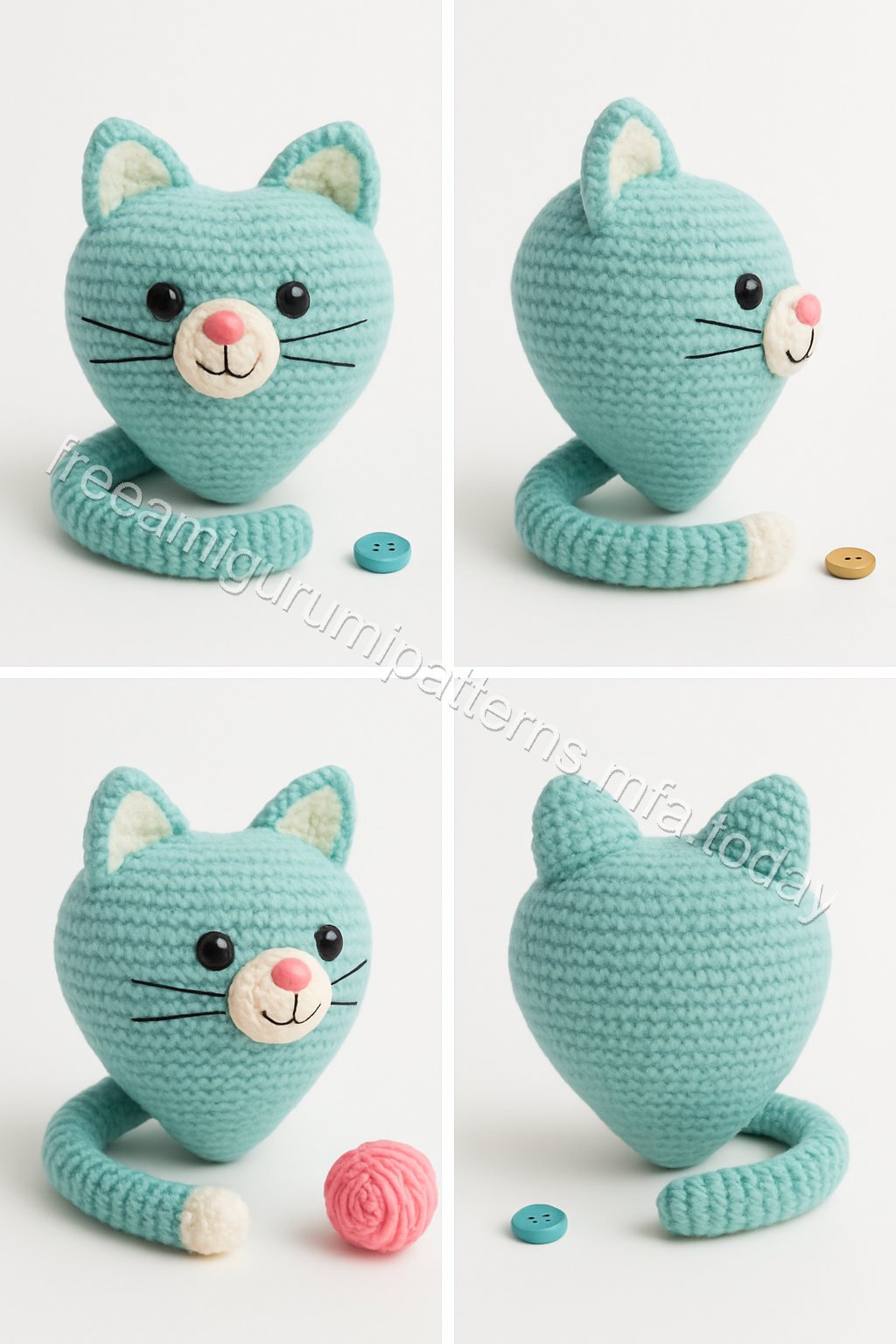 Amigurumi Cat Free Pattern