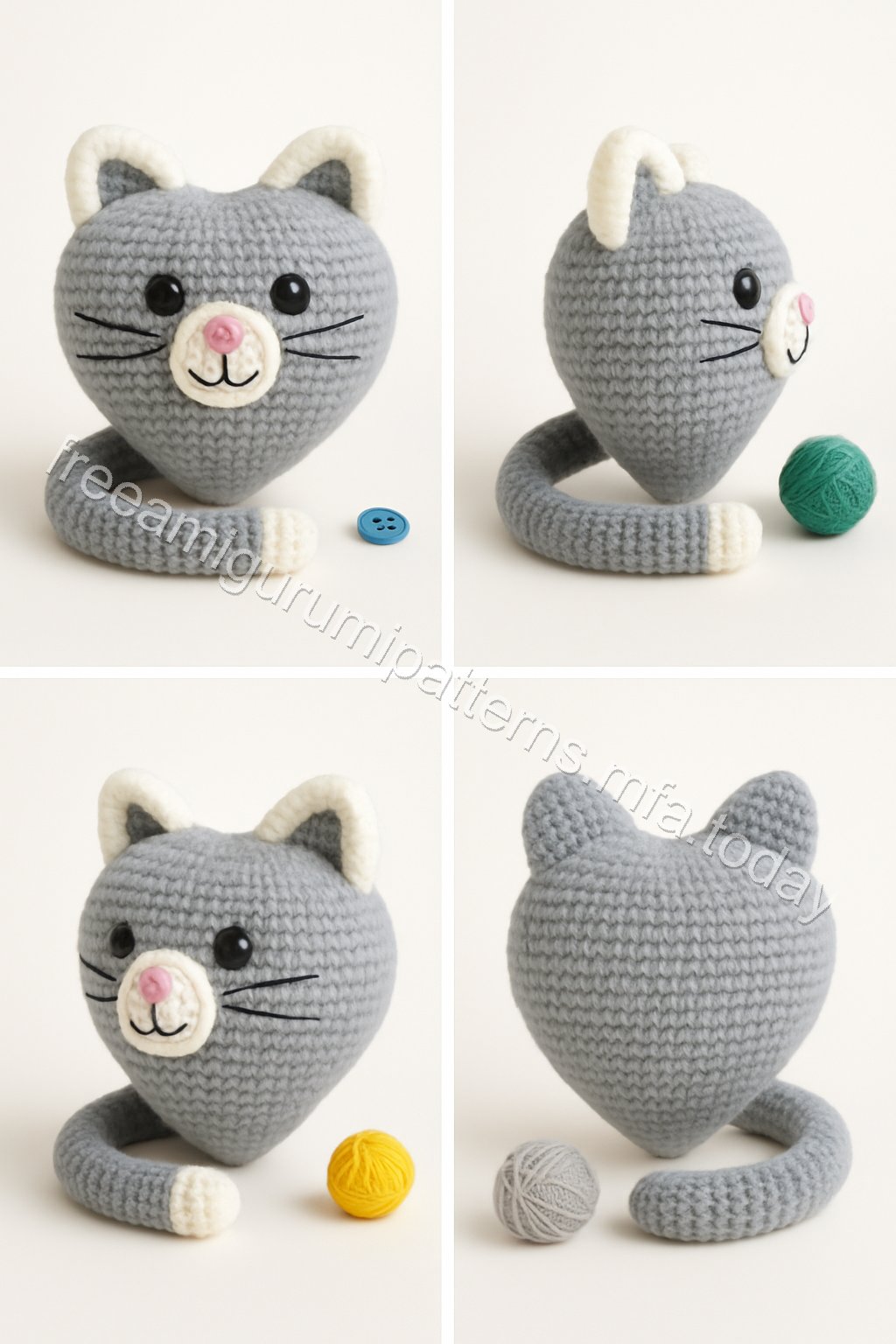 Amigurumi Cat Free Pattern