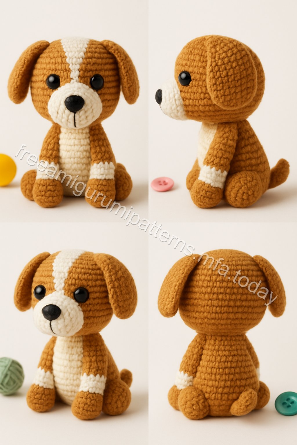 Amigurumi Dog Free Pattern