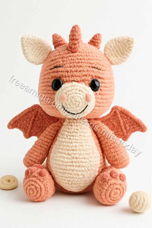 Amigurumi Clementine Hatchling Dragon Free Pattern