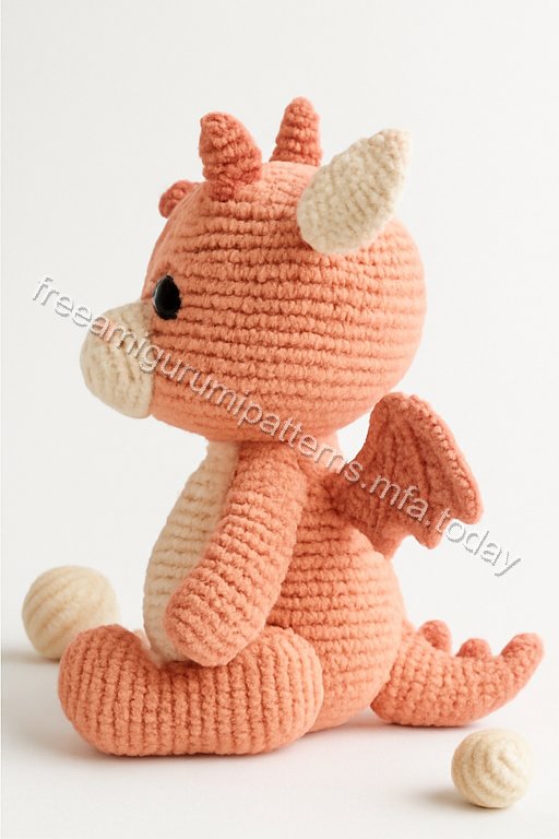 Amigurumi Clementine Hatchling Dragon Free Pattern