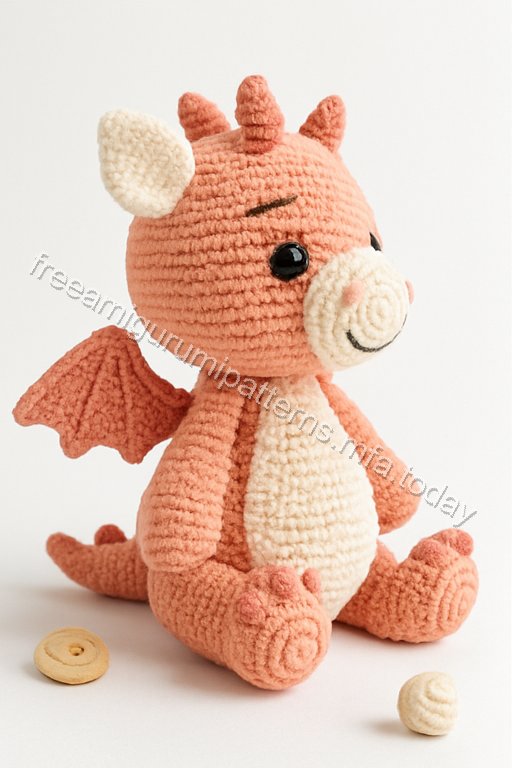Amigurumi Clementine Hatchling Dragon Free Pattern