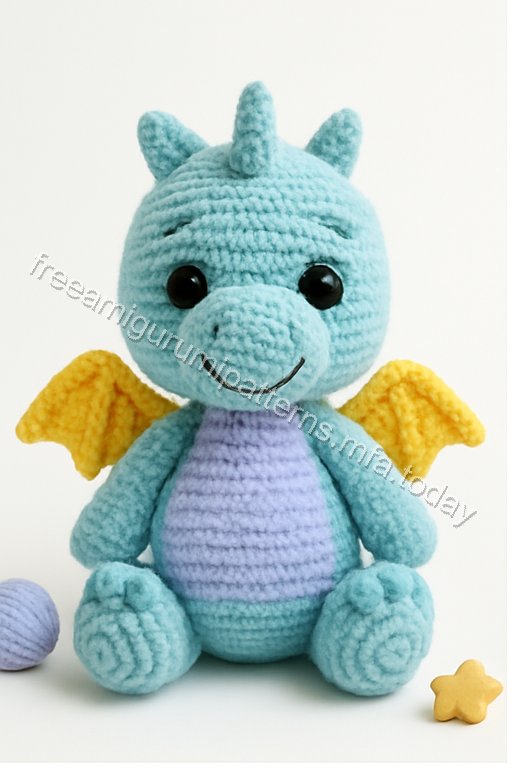 Amigurumi Clementine Hatchling Dragon Free Pattern