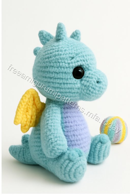 Amigurumi Clementine Hatchling Dragon Free Pattern