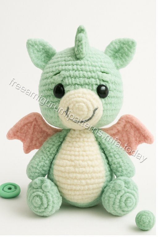 Amigurumi Clementine Hatchling Dragon Free Pattern