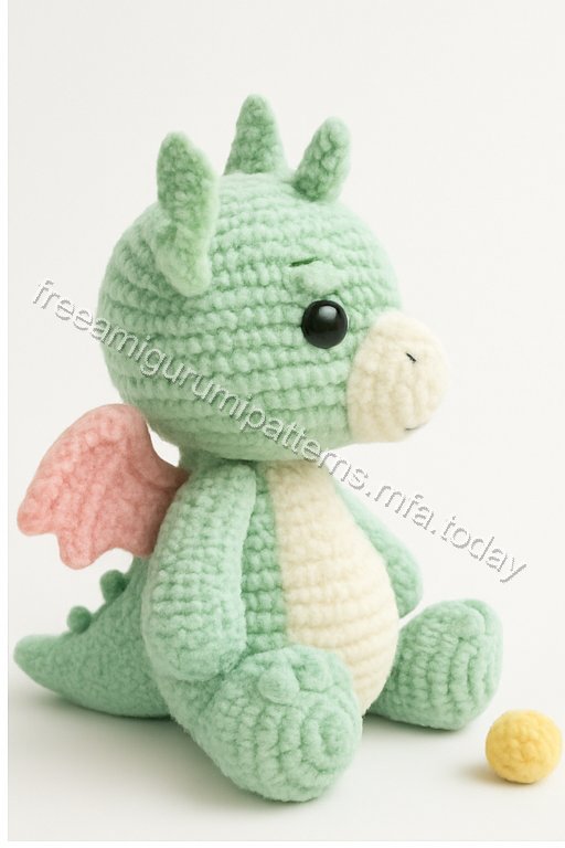 Amigurumi Clementine Hatchling Dragon Free Pattern