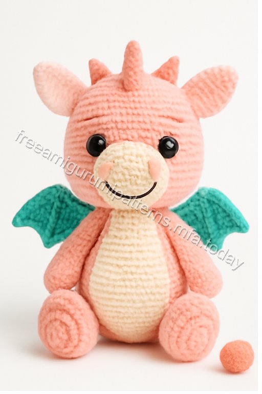Amigurumi Clementine Hatchling Dragon Free Pattern