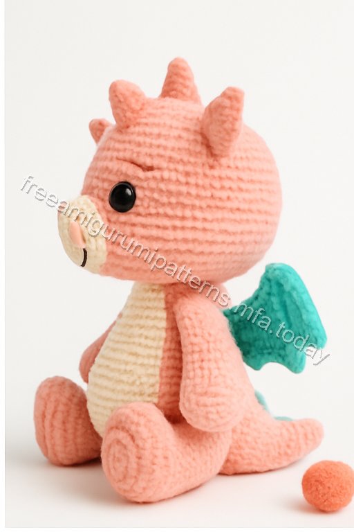 Amigurumi Clementine Hatchling Dragon Free Pattern