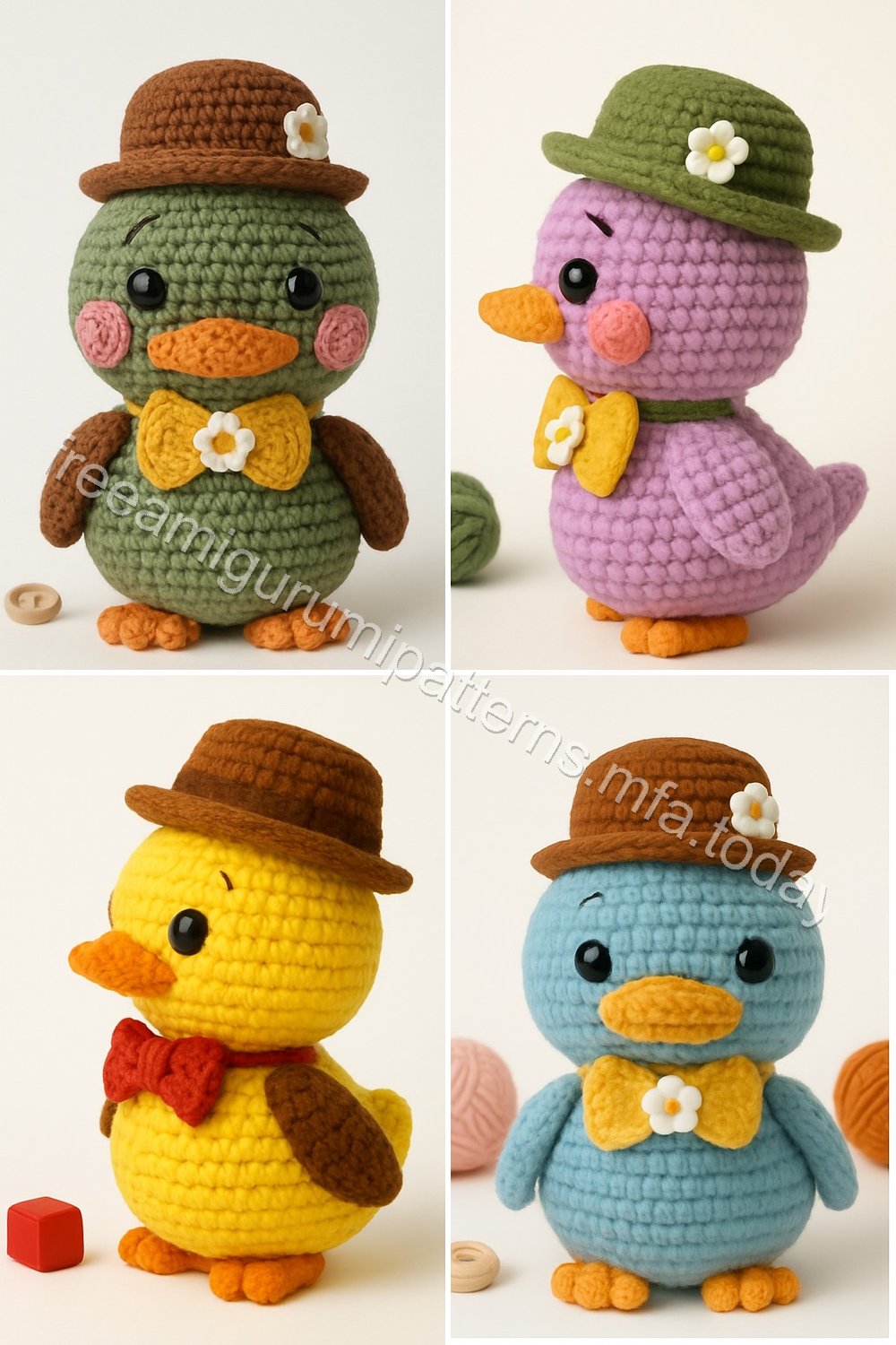 Amigurumi Duck Free Pattern