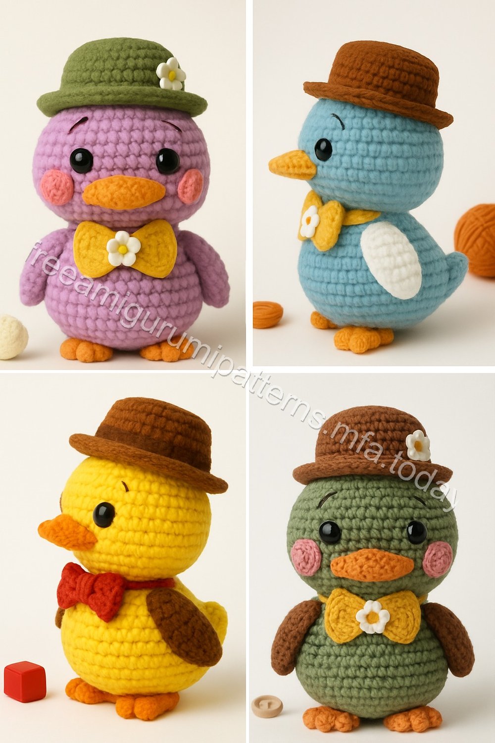 Amigurumi Duck Free Pattern