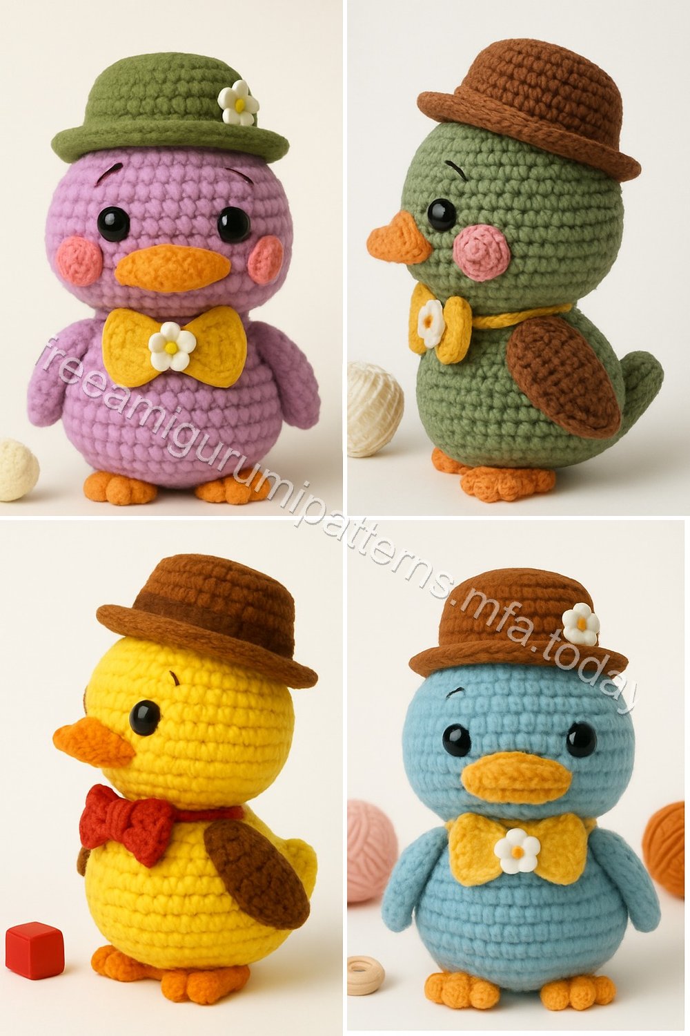 Amigurumi Duck Free Pattern