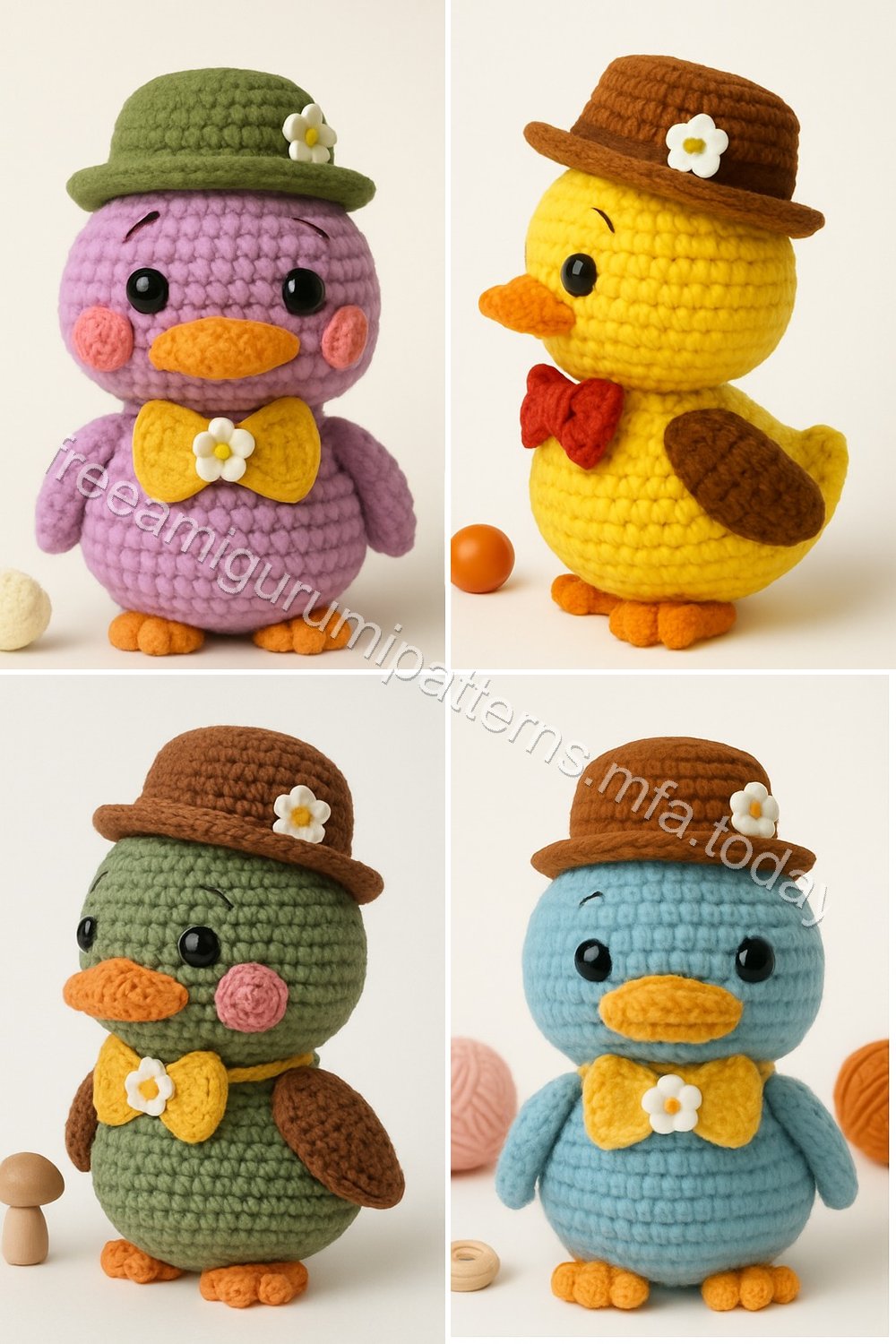 Amigurumi Duck Free Pattern