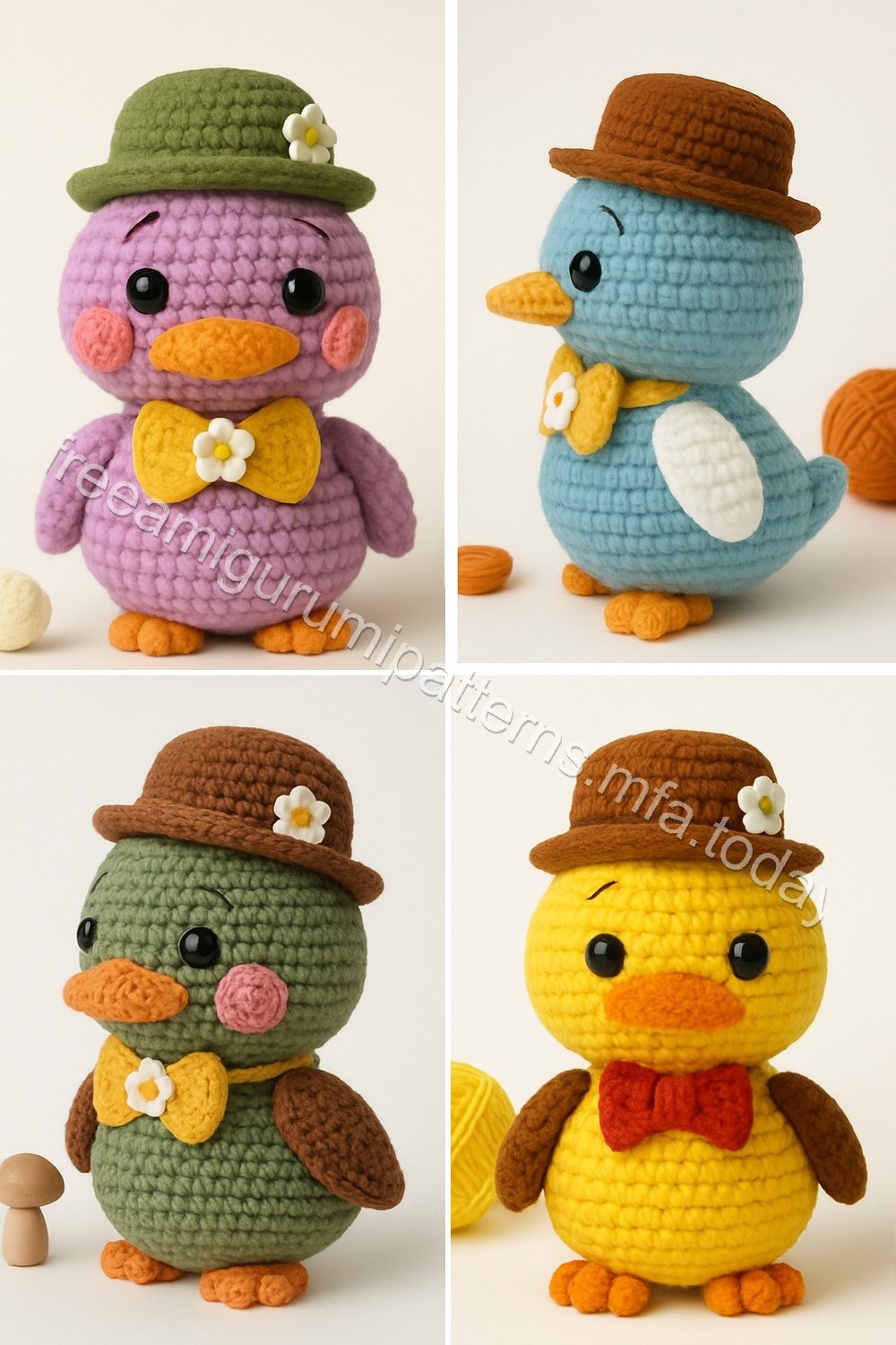 Amigurumi Duck Free Pattern