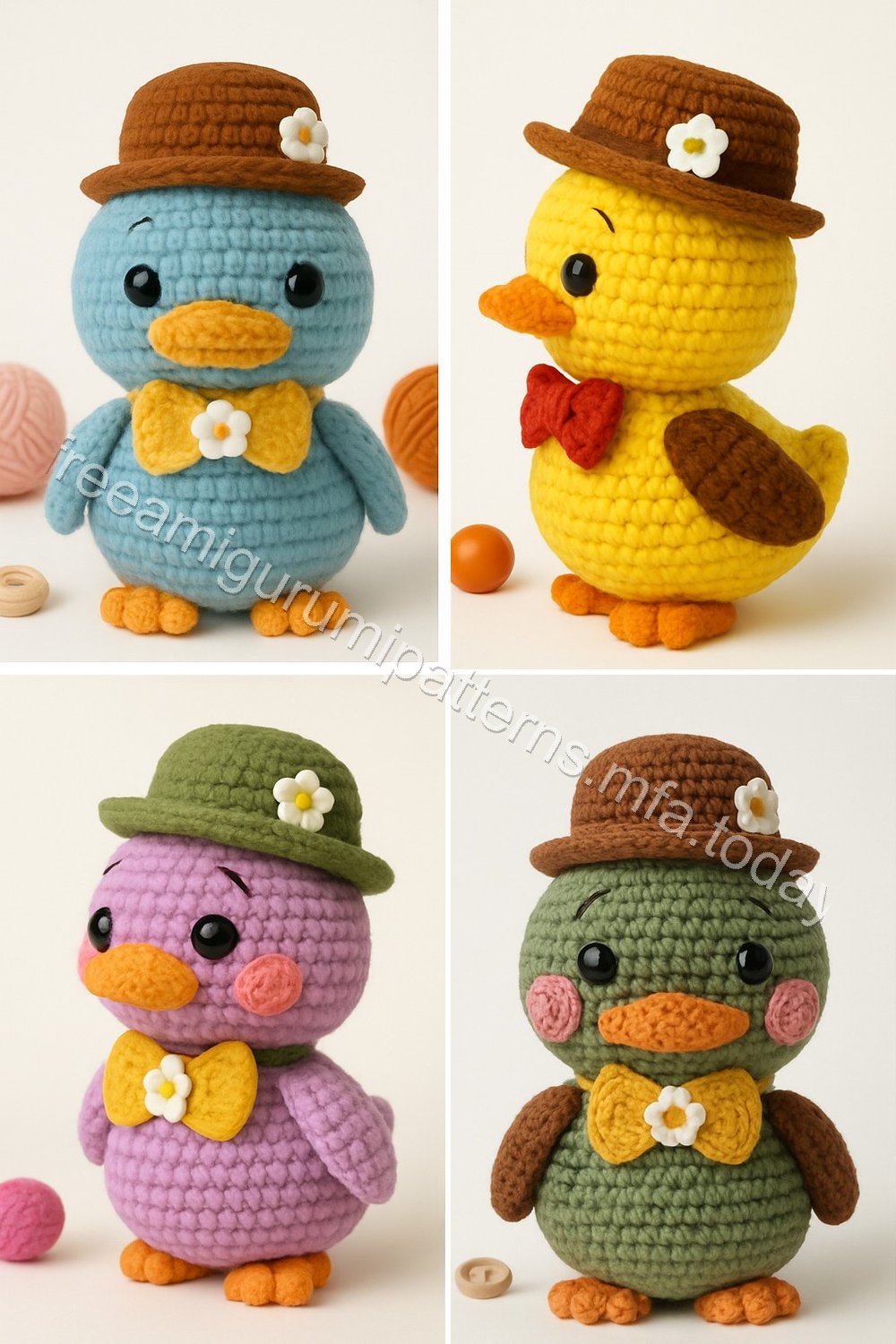 Amigurumi Duck Free Pattern