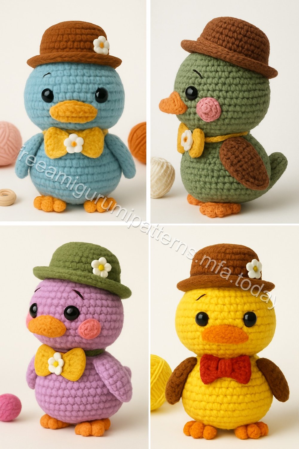 Amigurumi Duck Free Pattern