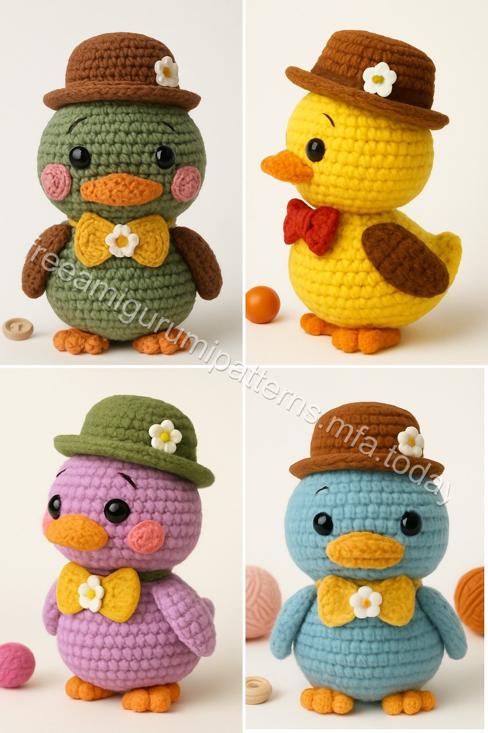 Amigurumi Duck Free Pattern