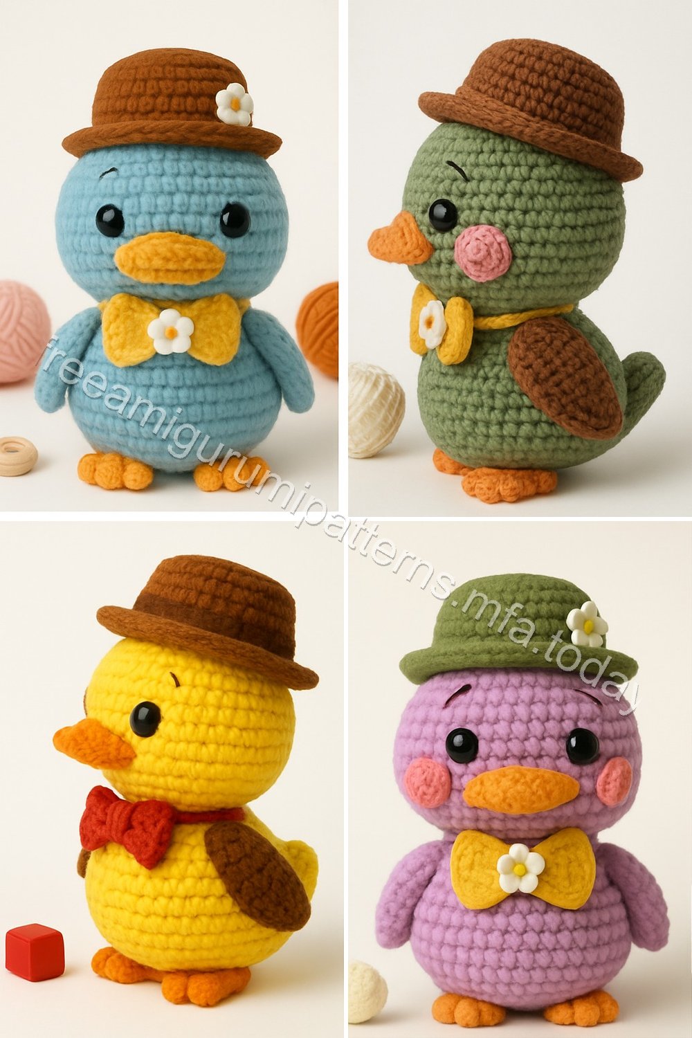 Amigurumi Duck Free Pattern