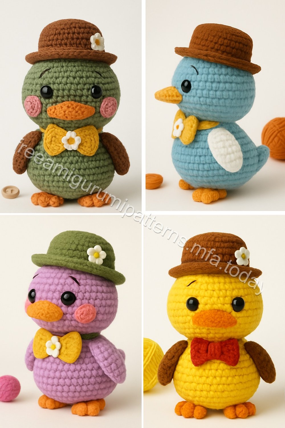 Amigurumi Duck Free Pattern